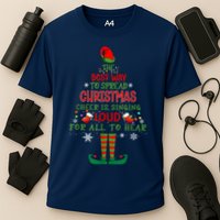 Spread Christmas Cheer Sing Out Loud Funny Festive Christmas Cooling Performance Crew T-Shirt