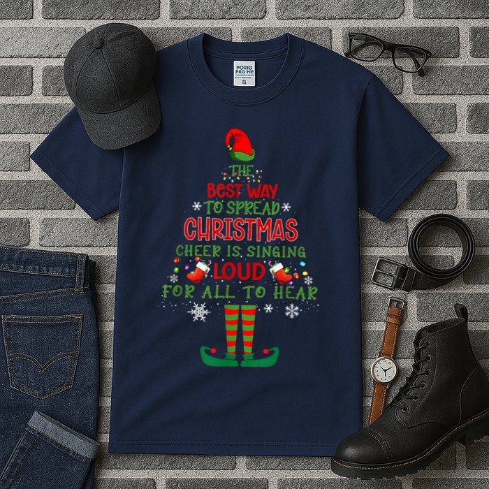 Spread Christmas Cheer Sing Out Loud Funny Festive Christmas Tall T-Shirt