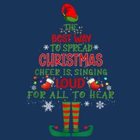 Spread Christmas Cheer Sing Out Loud Funny Festive Christmas Tall T-Shirt