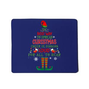 Spread Christmas Cheer Sing Out Loud Funny Festive Christmas Mousepad