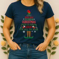 Spread Christmas Cheer Sing Out Loud Funny Festive Christmas Womens T-Shirt