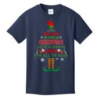 Spread Christmas Cheer Sing Out Loud Funny Festive Christmas Kids T-Shirt
