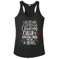 Spread Christmas Cheer By Singing Loud For All To Hear Xmas Ladies PosiCharge Competitor Racerback Tank