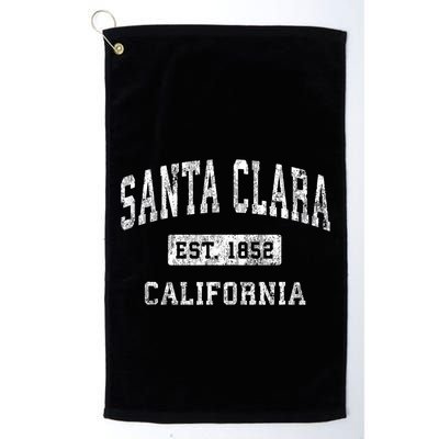 Santa Clara California Ca Vintage Established Sports Golf Towel