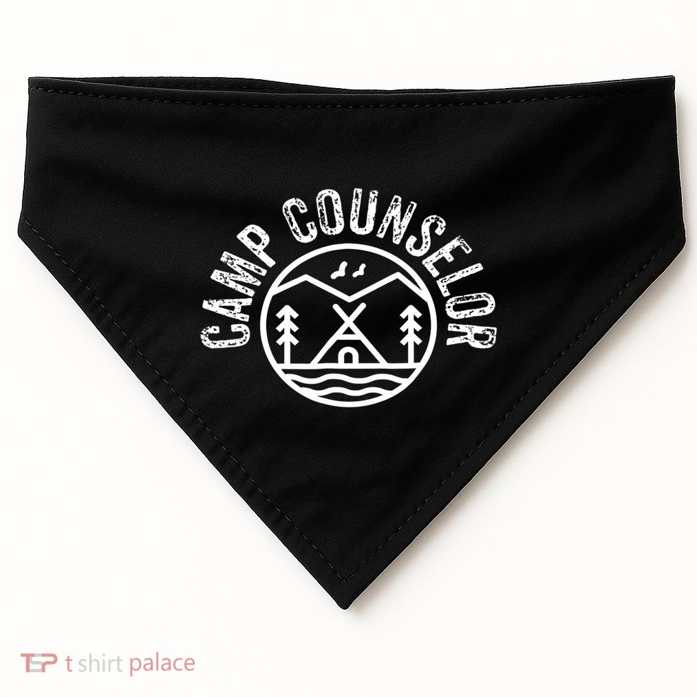 Summer Camp Counselor Staff Gift USA-Made Doggie Bandana