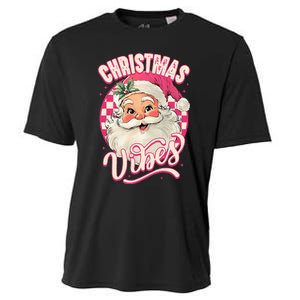 Santa Claus Christmas Vibes Pajamas Xmas Cooling Performance Crew T-Shirt