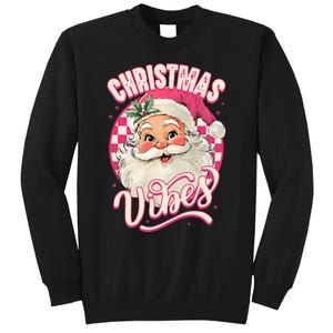 Santa Claus Christmas Vibes Pajamas Xmas Sweatshirt