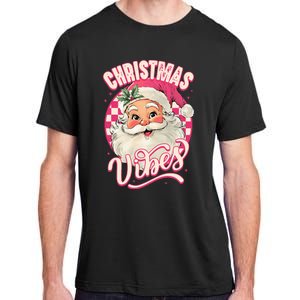 Santa Claus Christmas Vibes Pajamas Xmas Adult ChromaSoft Performance T-Shirt