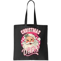 Santa Claus Christmas Vibes Pajamas Xmas Tote Bag