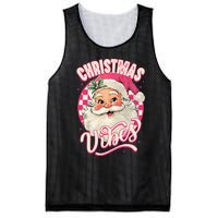 Santa Claus Christmas Vibes Pajamas Xmas Mesh Reversible Basketball Jersey Tank