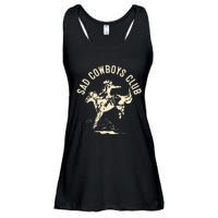 Sad Cowboys Club Sad Country Music Style Enthusiast Ladies Essential Flowy Tank