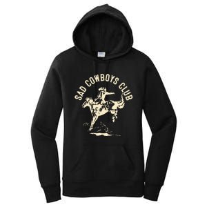 Sad Cowboys Club Sad Country Music Style Enthusiast Women's Pullover Hoodie