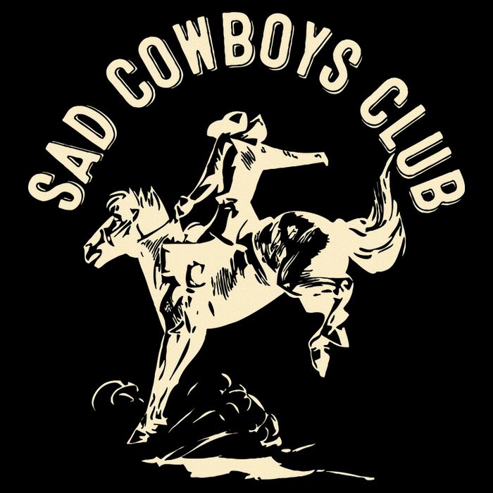 Sad Cowboys Club Sad Country Music Style Enthusiast Premium T-Shirt