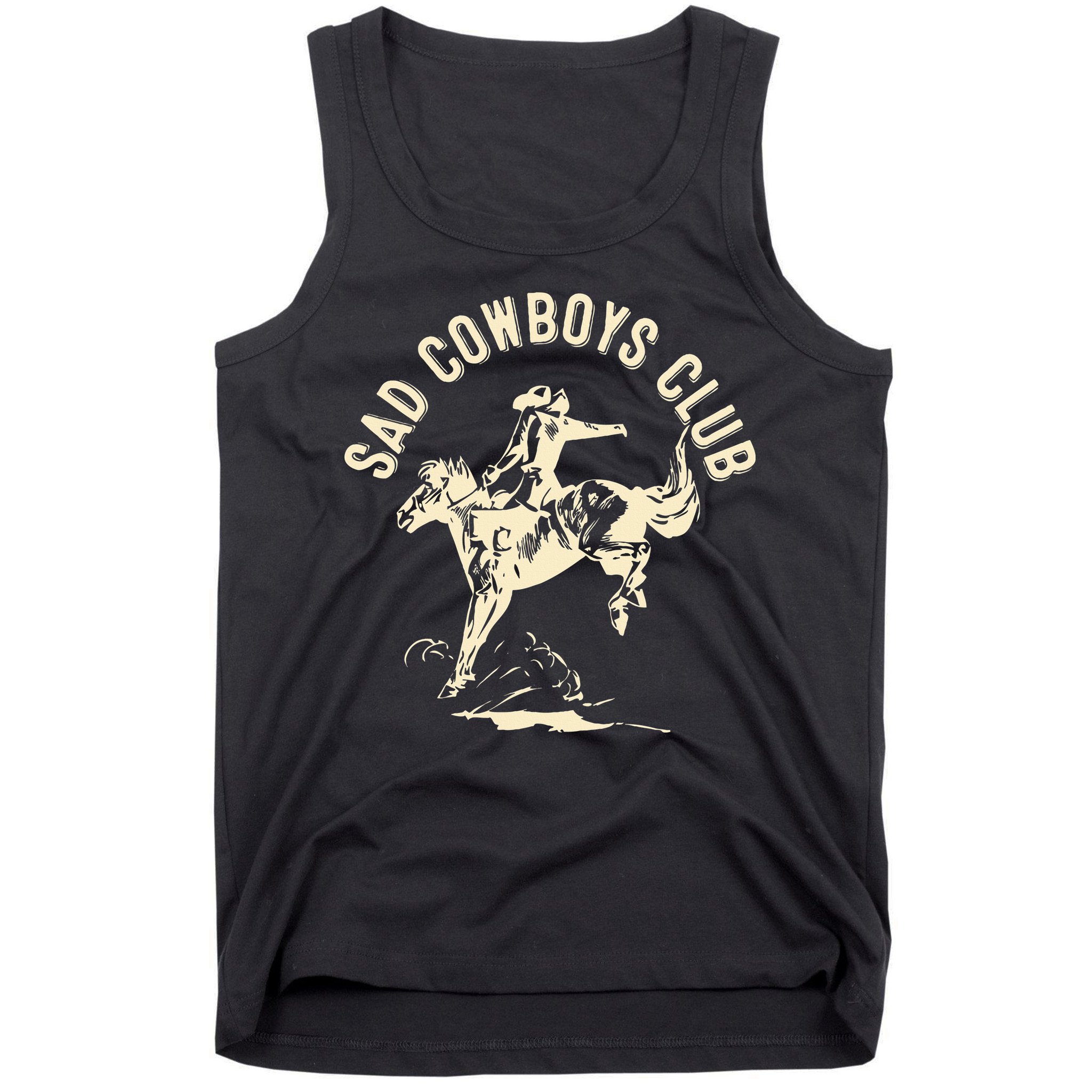Sad Cowboys Club Sad Country Music Style Enthusiast Tank Top