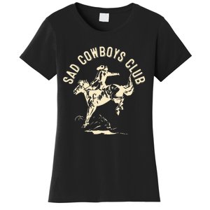 Sad Cowboys Club Sad Country Music Style Enthusiast Women's T-Shirt