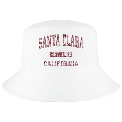 Santa Clara California Ca Vintage Athletic Sports Design Cool Comfort Performance Bucket Hat