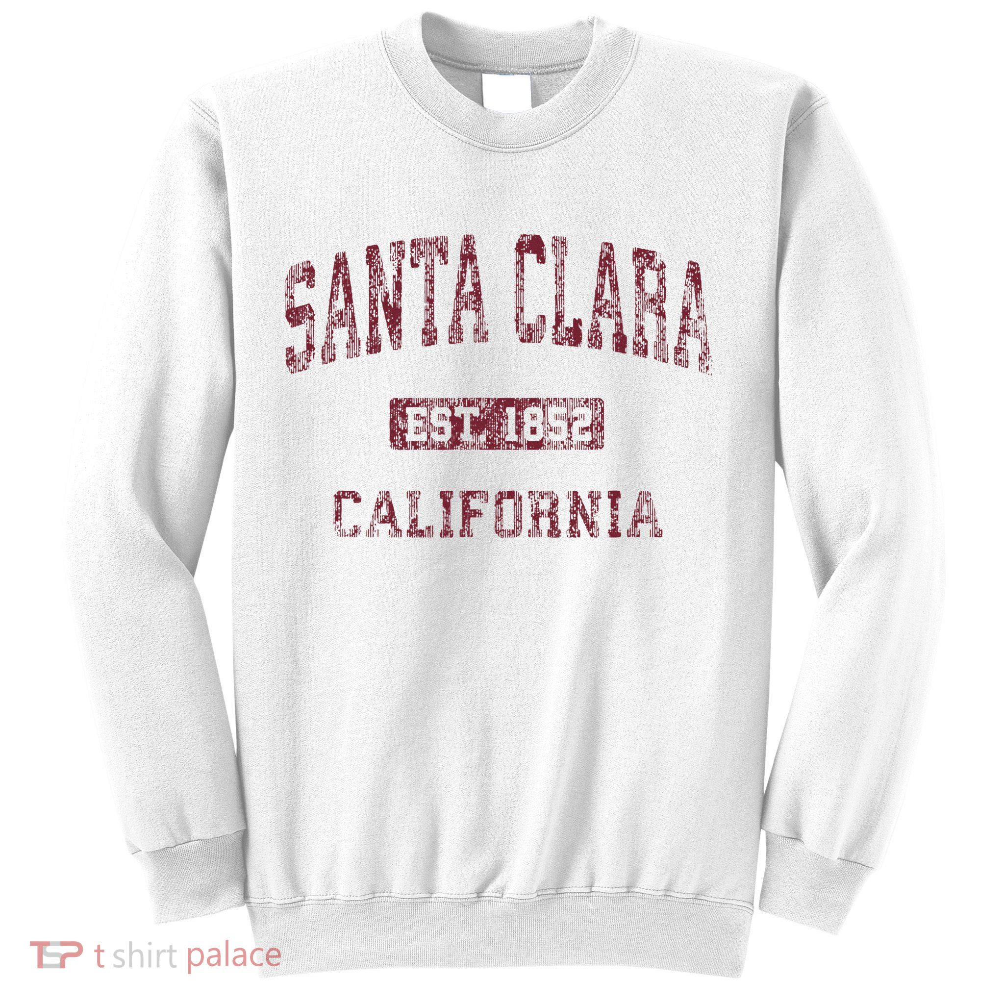 Santa Clara California Ca Vintage Athletic Sports Design Sweatshirt