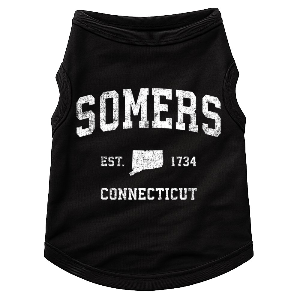 Somers Connecticut Ct Vintage Sports Doggie Tank