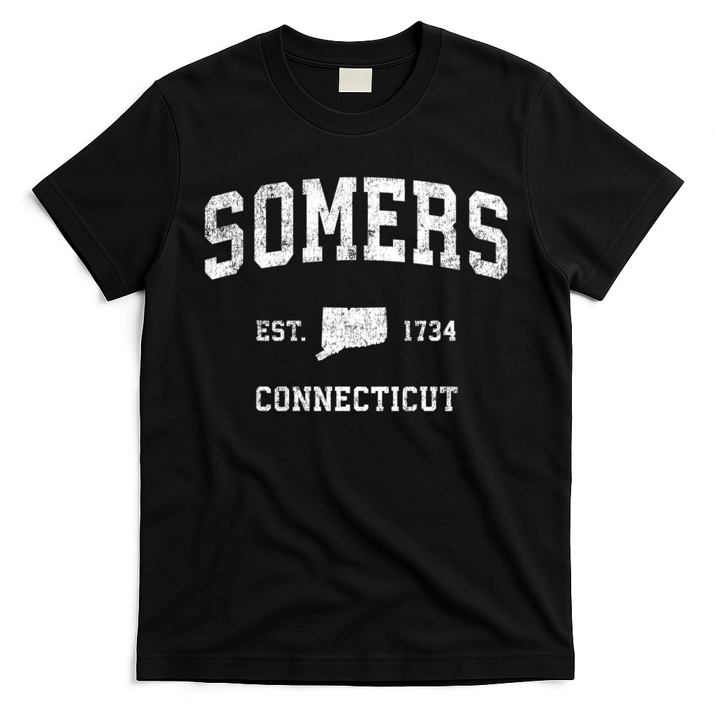 Somers Connecticut Ct Vintage Sports T-Shirt