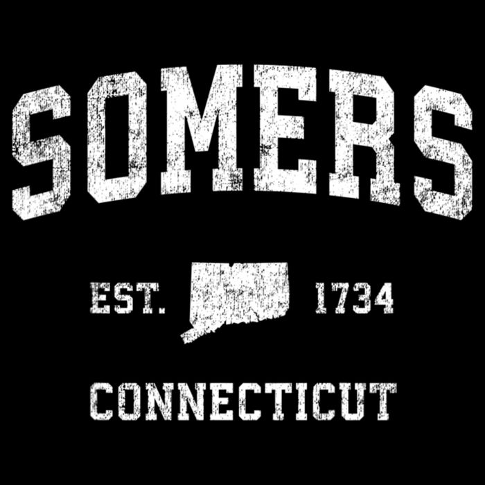 Somers Connecticut Ct Vintage Sports Kids Hoodie