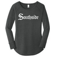 Southside Chi City Chicago Women's Perfect Tri Tunic Long Sleeve Shirt