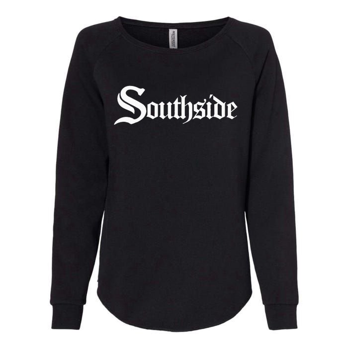 Southside Chi City Chicago Womens California Wash Sweatshirt