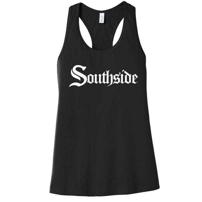 Southside Chi City Chicago Women's Racerback Tank