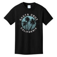 Santa Cruz California Sunset 70s 80s Surfer Summer Sun Kids T-Shirt