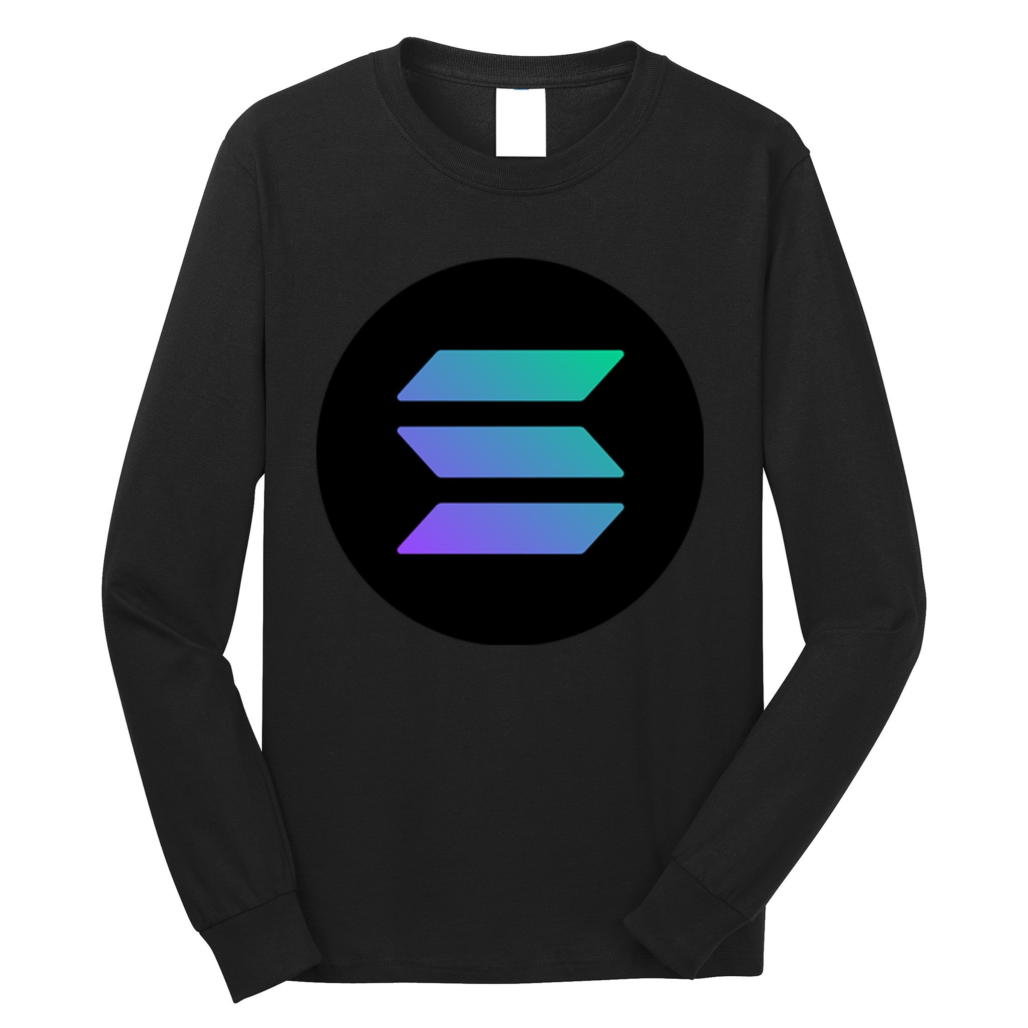 Solana Crypto Currency Long Sleeve Shirt