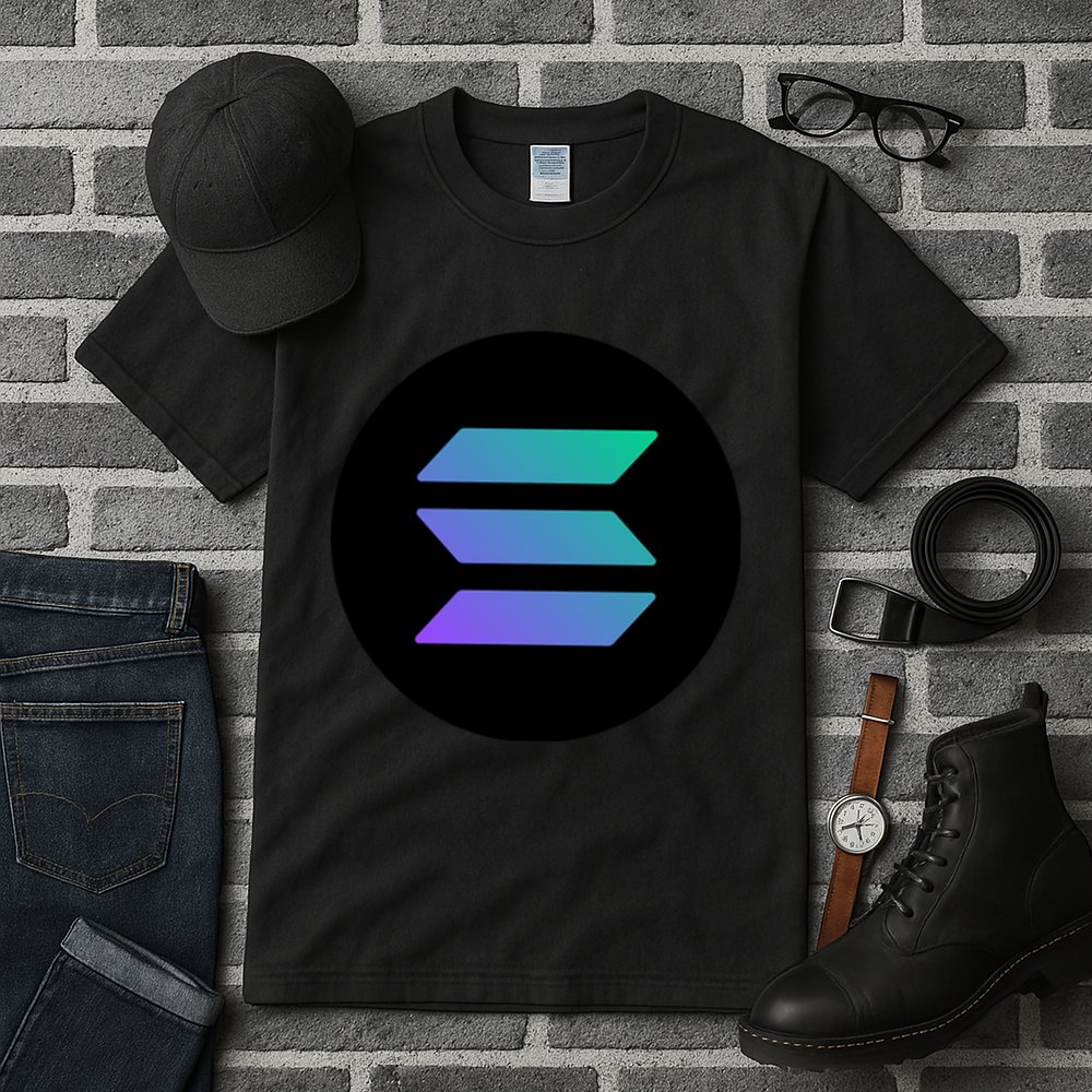 Solana Crypto Currency Tall T-Shirt