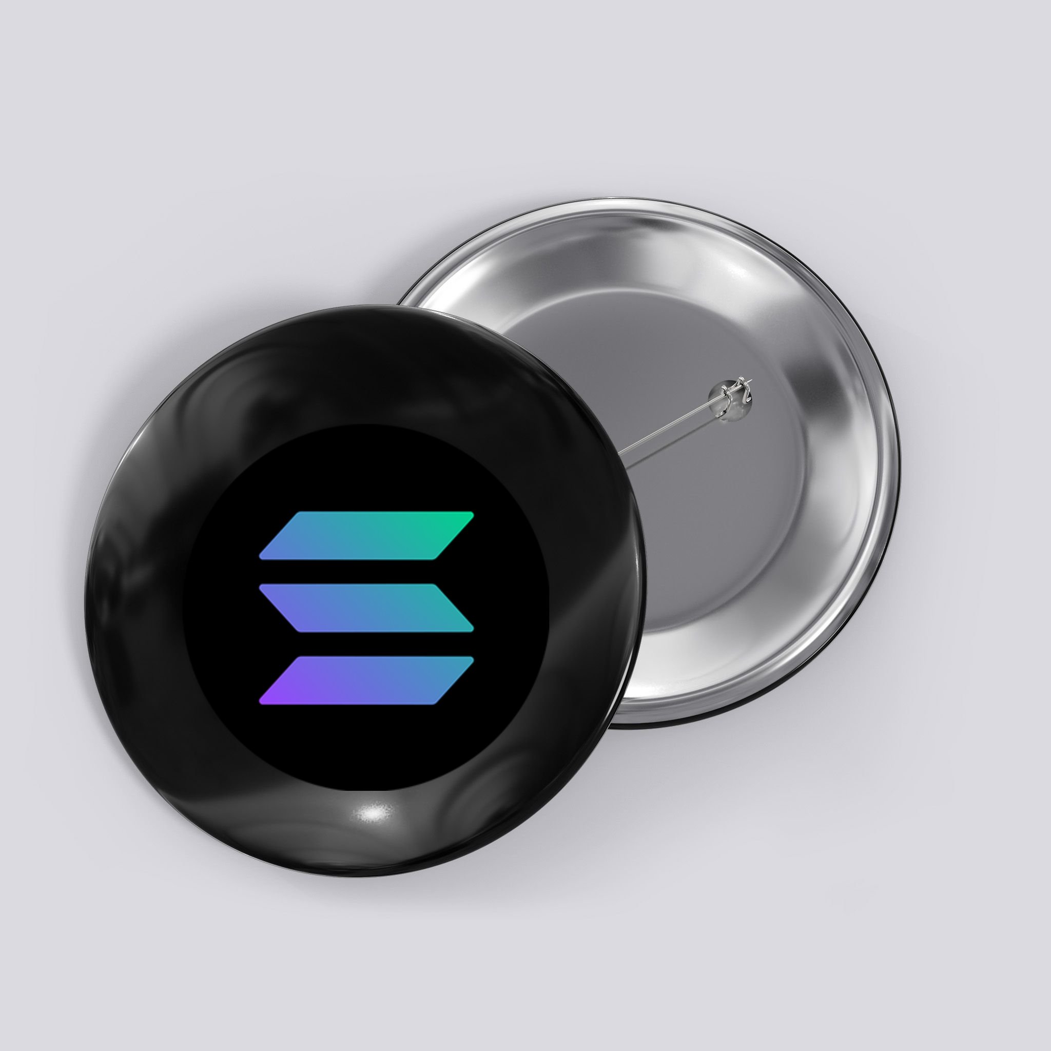 Solana Crypto Currency Button
