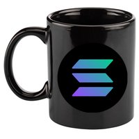 Solana Crypto Currency 11oz C Handle Ceramic Mug