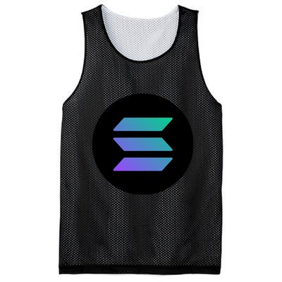 Solana Crypto Currency Mesh Reversible Basketball Jersey Tank