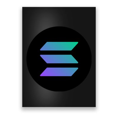 Solana Crypto Currency Poster