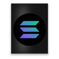 Solana Crypto Currency Poster