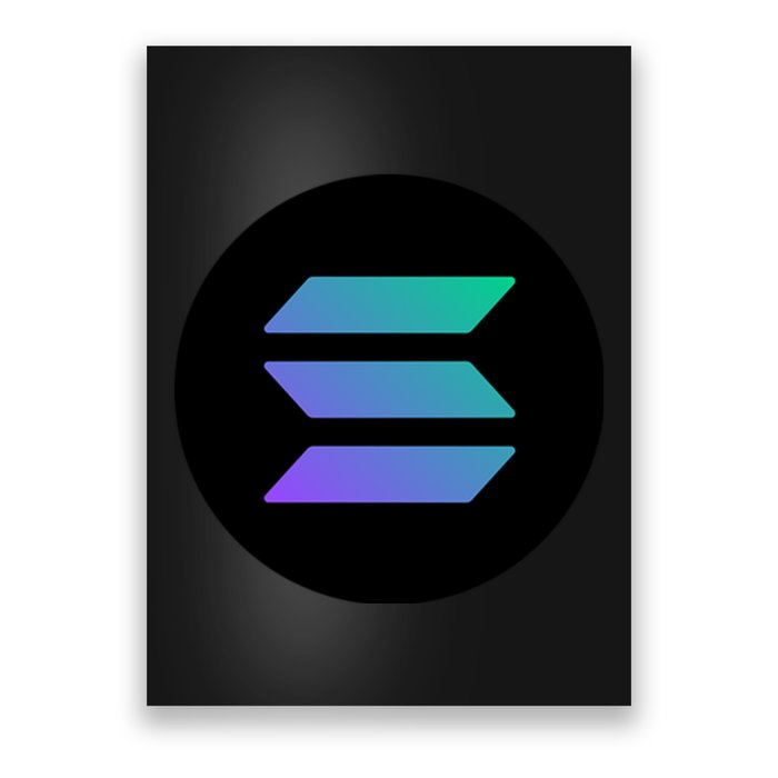 Solana Crypto Currency Poster