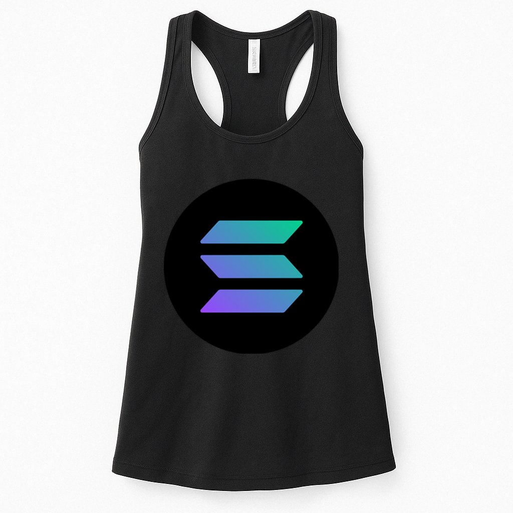Solana Crypto Currency Womens Tank Top