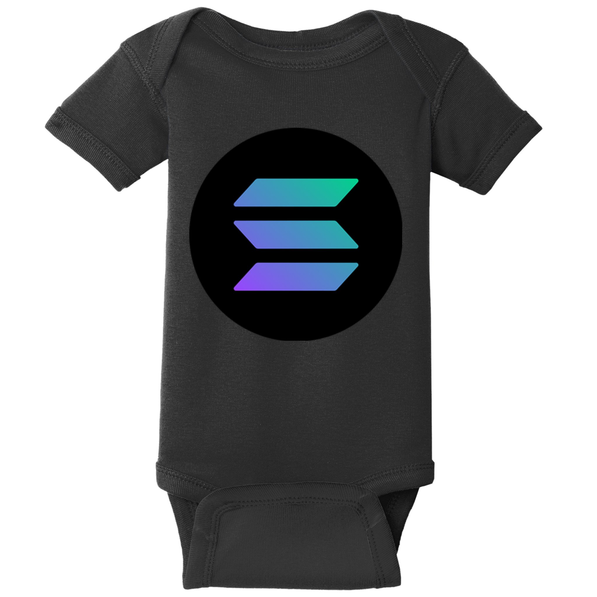 Solana Crypto Currency Baby Bodysuit