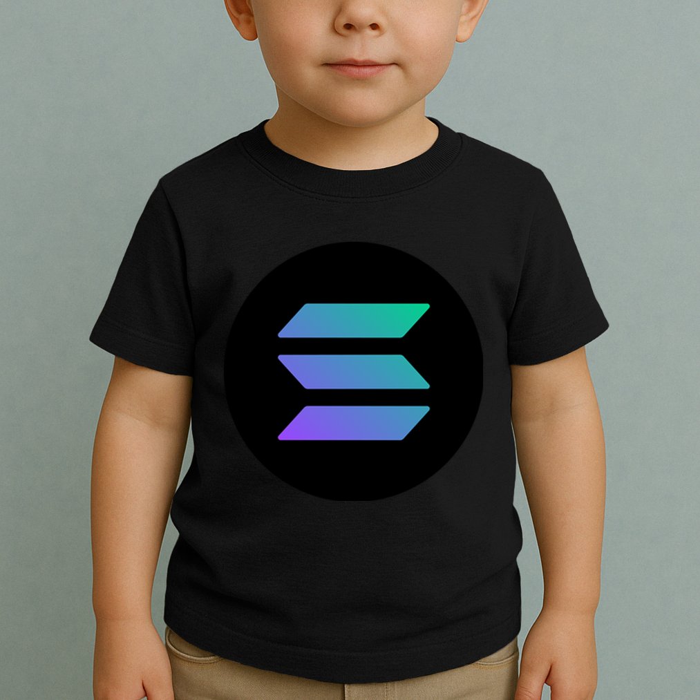 Solana Crypto Currency Toddler T-Shirt