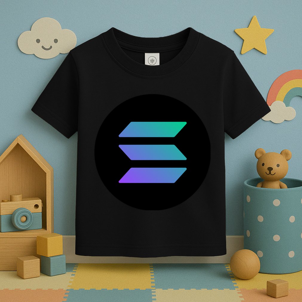 Solana Crypto Currency Toddler T-Shirt