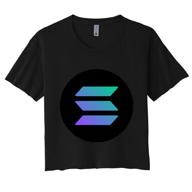 Solana Crypto Currency Crop Top