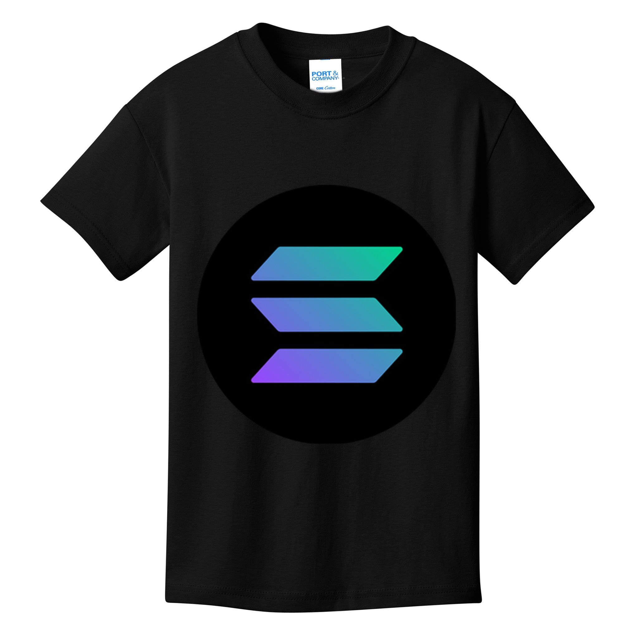 Solana Crypto Currency Kids T-Shirt