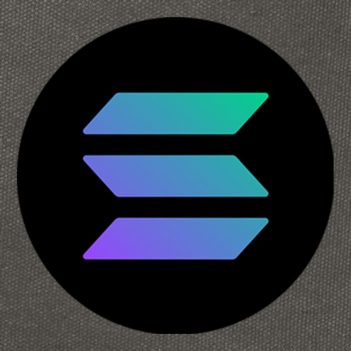 Solana Crypto Currency Cotton Canvas Backpack