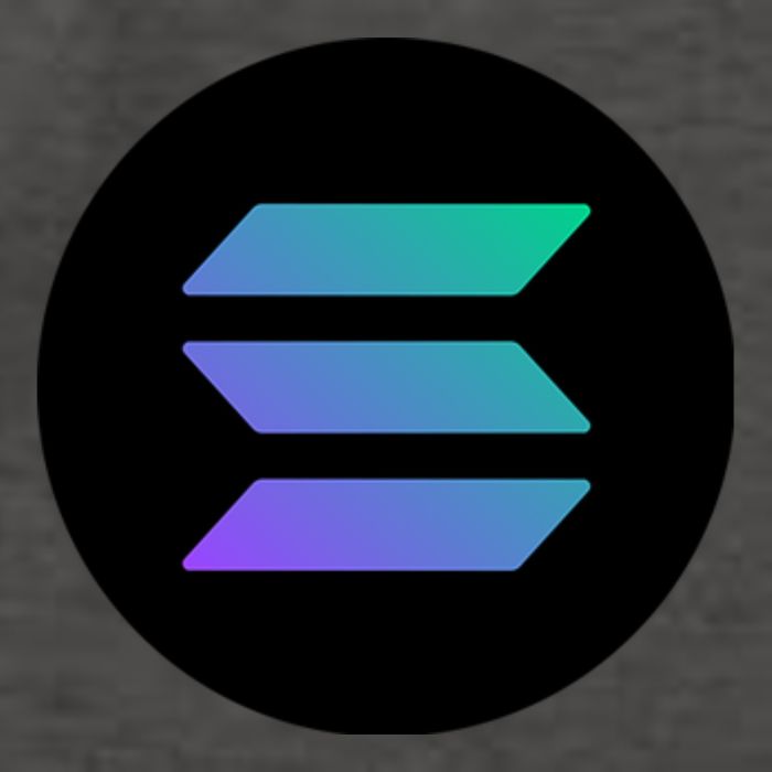 Solana Crypto Currency Vector Backpack