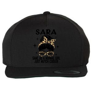 Sara Costume Cute Definition Personalized Name Sara Meaningful Gift Wool Snapback Cap