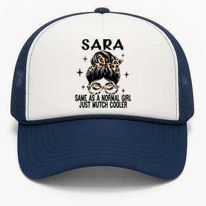 Sara Costume Cute Definition Personalized Name Sara Meaningful Gift Trucker Hat