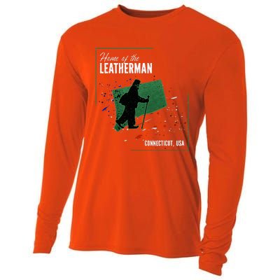 Supernatural Connecticut Cryptid Home Of The Leatherman Cooling Performance Long Sleeve Crew