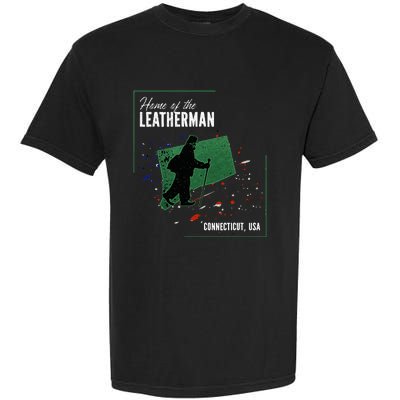 Supernatural Connecticut Cryptid Home Of The Leatherman Garment-Dyed Heavyweight T-Shirt