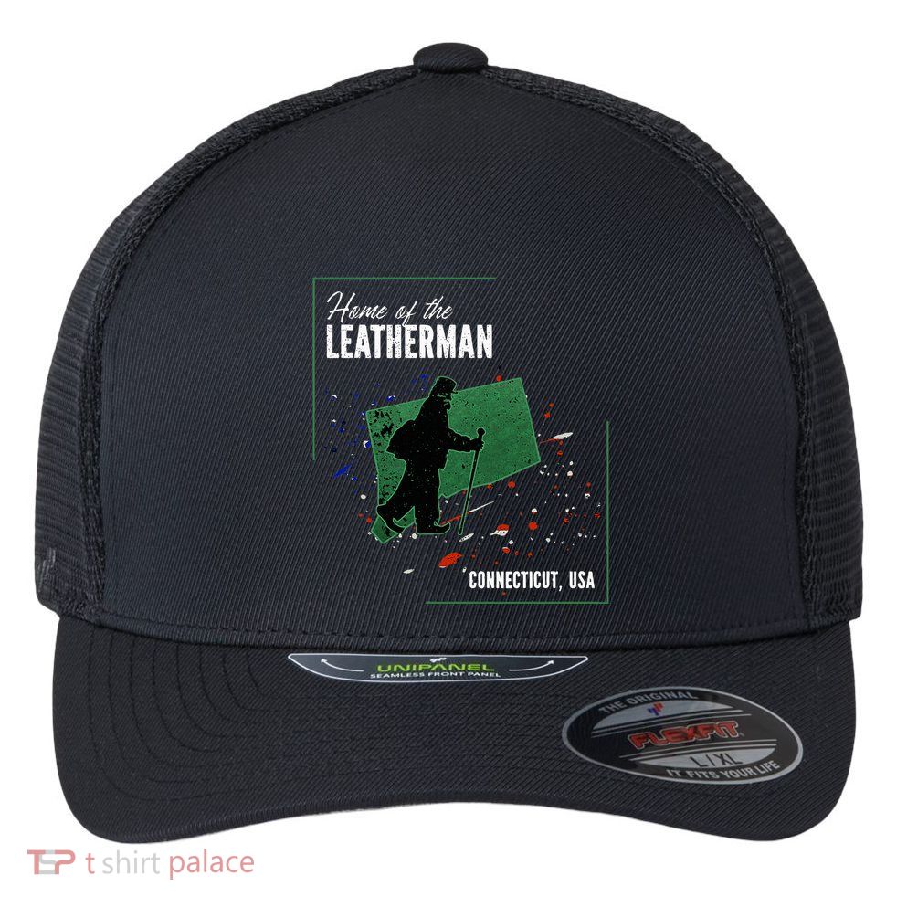 Supernatural Connecticut Cryptid Home Of The Leatherman Flexfit Unipanel Trucker Cap