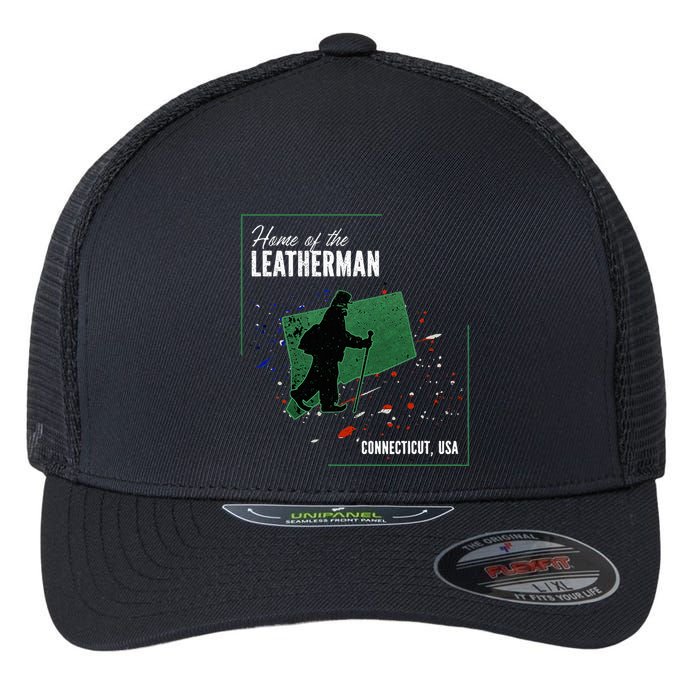Supernatural Connecticut Cryptid Home Of The Leatherman Flexfit Unipanel Trucker Cap